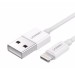 Cáp sạc dài 1.5m USB-A Male to Lightning Ugreen 80315 US155 màu trắng, mạ niken, vỏ ABS