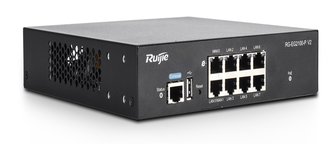 Thiết bị mạng HUB Switch Gateway Ruijie RG-EG2100-P V2 chuyên dụng cho các cửa hàng, siêu thị giá rẻ