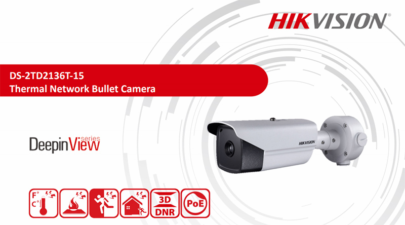 Camera quan sát IP HIKVISION DS-2TD2136T-15 (Camera cảm biến nhiệt và phát hiện khói) chính hãng