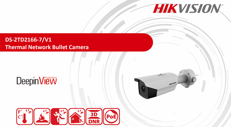 Camera quan sát IP HIKVISION DS-2TD2166-7/V1 (Camera cảm biến nhiệt và phát hiện khói) chính hãng