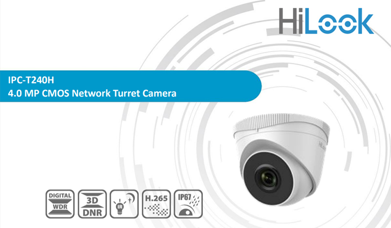 Camera quan sát IP HILOOK IPC-T240H (hồng ngoại 4MP)