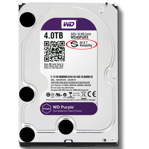 Western Purple HDD 4TB