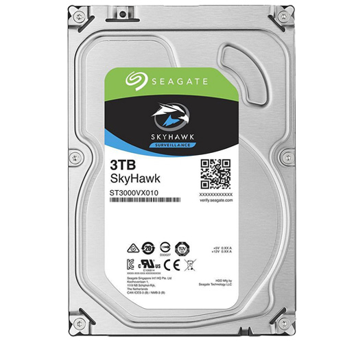 HDD Seagate Skyhawk 3TB 64MB ST3000VX010 dòng HDD ổ cứng hoạt động 24/7, tiết kiệm điện năng