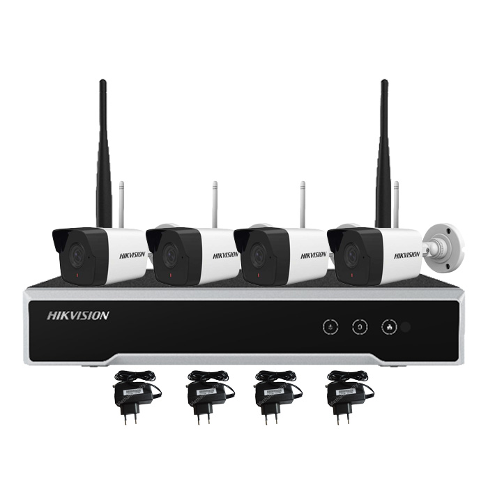 Bộ Kit Wifi NK42W0 4 Camera HIKVISION DS-2CV1021G0-IDW1/NF(T) Full HD 1080P + 1 Đầu ghi HIKVISION DS-7104NI-K1/W/M