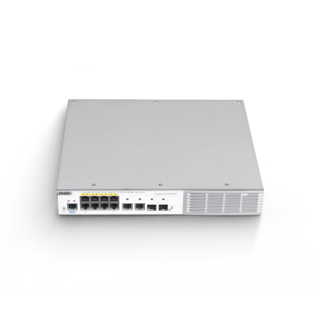 Thiết bị mạng HUB -SWITCH Ruijie RG-S2910-24GT4SFP-UP-H (24 10/100/1000BASE-T ports for downlink and 4 Gigabit SFP ports (non-combo) for uplink)
