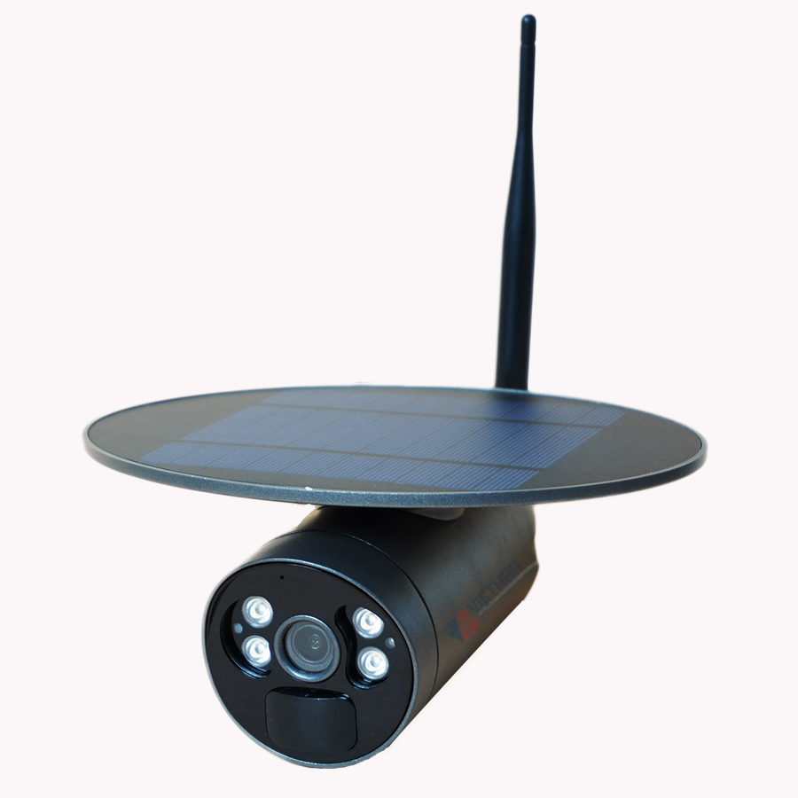 Camera IP wifi Vantech VP-2404B-4G (2MP, kết nối mạng internet bằng SIM 4G, tích hợp cảm biến PIR) 