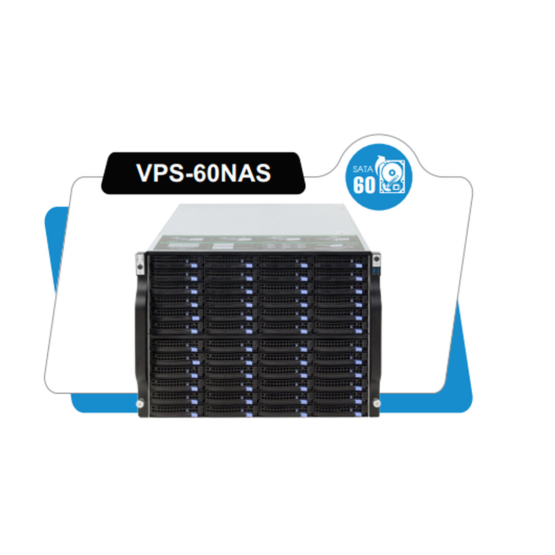 Thiết bị ghi hình NAS Vantech VPS-60NAS (60 Bay Hotswap iSCSI NAS RAID-0/1/5/6)