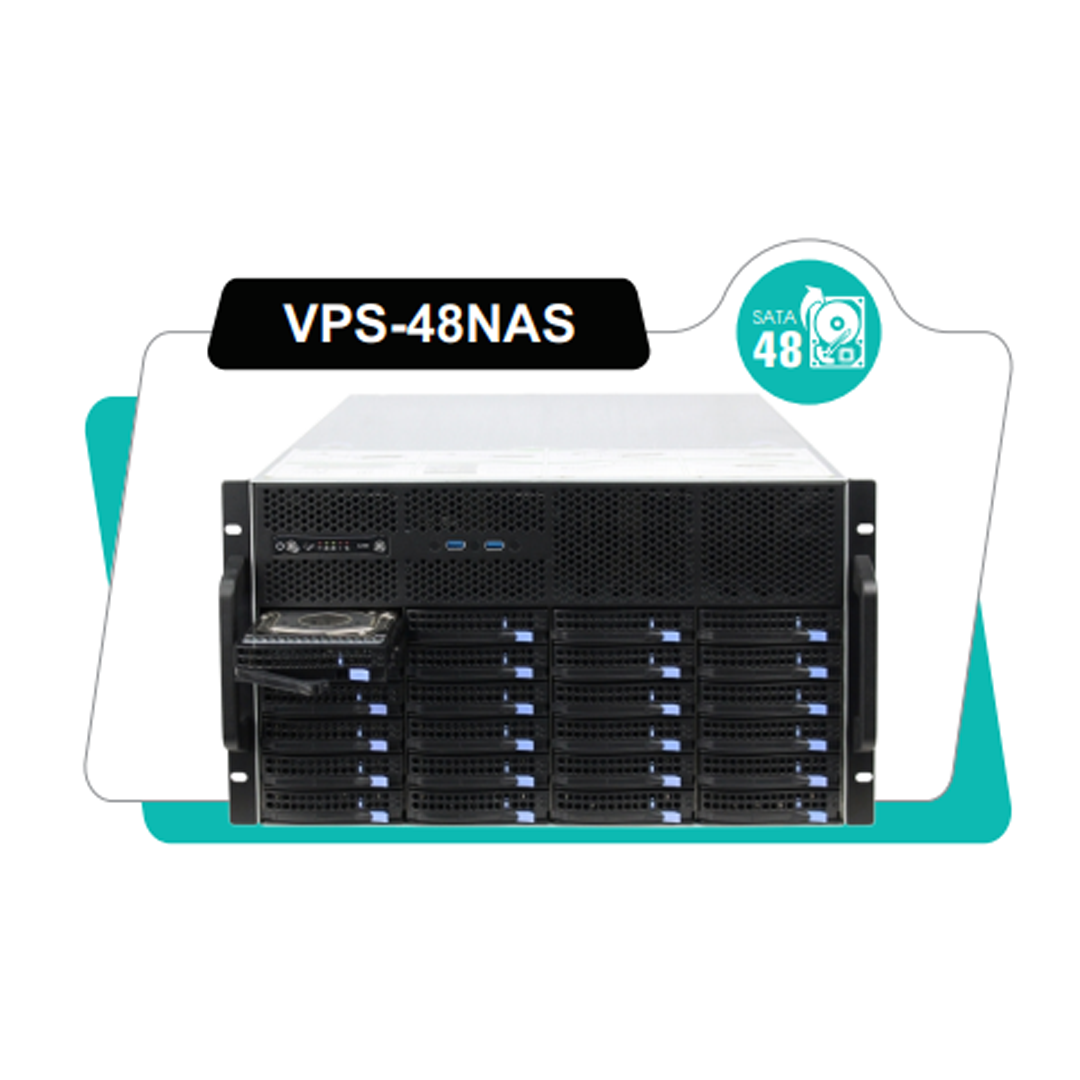 Thiết bị ghi hình NAS Vantech VPS-48NAS (48 Bay Hotswap iSCSI NAS RAID-0/1/5/6)
