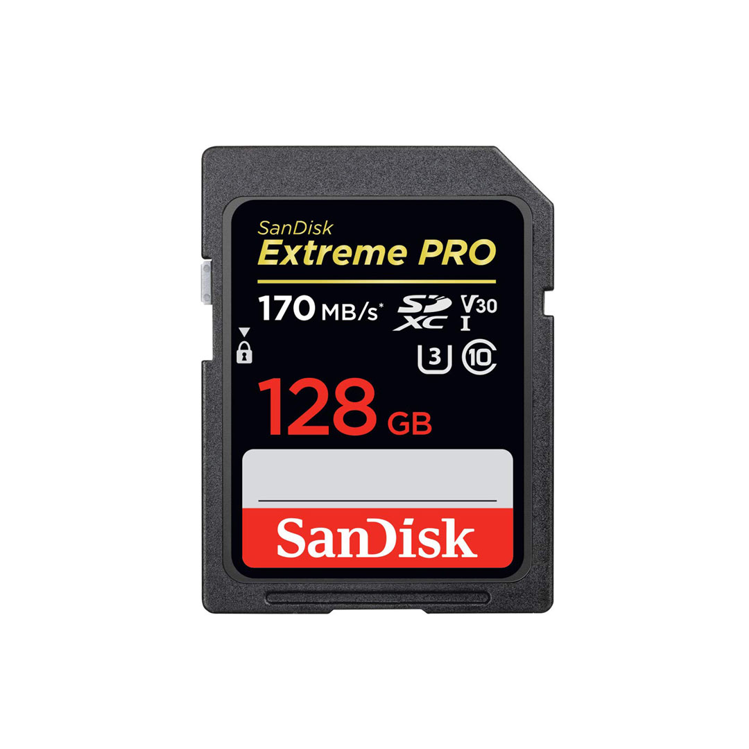 Thẻ nhớ SanDisk Extreme Pro SDXC  128GB  V30  U3  C10  UHS-I 170MB/s R  90MB/s W  4x6  Lifetime Limited SDSDXXY-128G-GN4IN