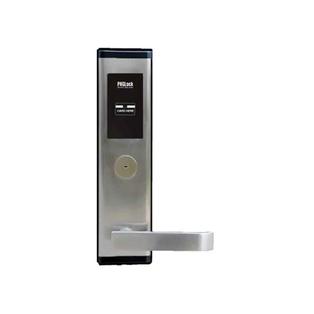Khóa cửa Smart Lock PHGlock MF3271 (Khoá cửa khách sạn, thẻ cảm ứng Mifare và chìa khóa cơ)