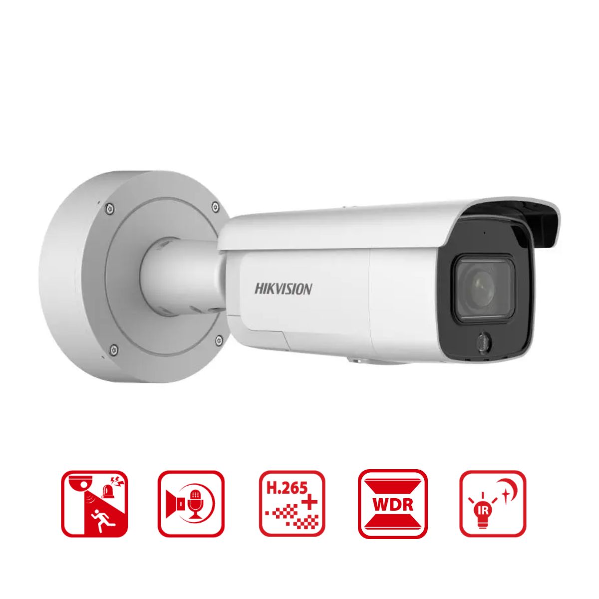 Camera thân IP Zoom 6MP Hikvision DS-2CD2666G2-IZSU/SL (C) hồng ngoại 60m, đàm thoại 2 chiều, tích hợp còi và đèn báo động