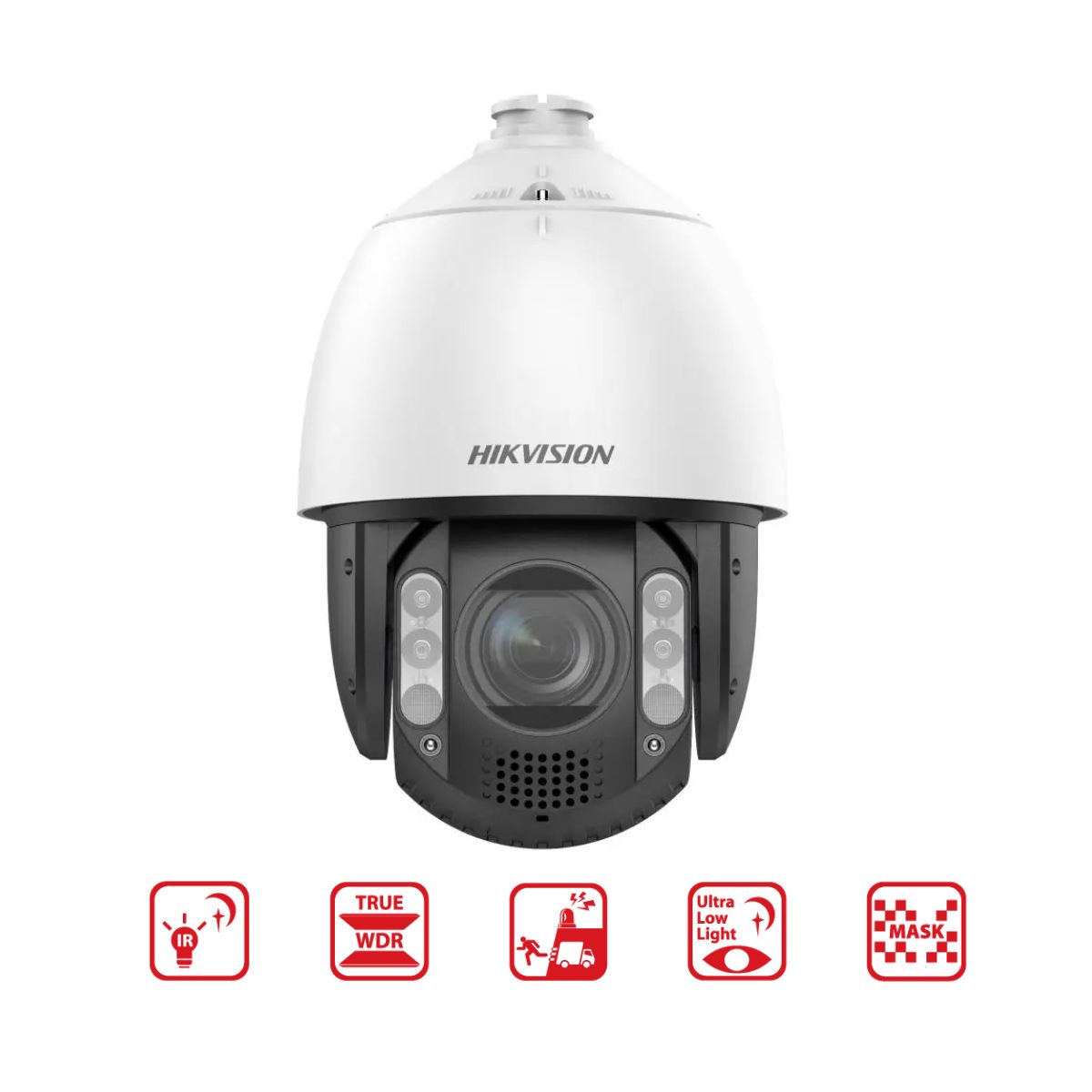 Camera speed dome hồng ngoại Hikvision DS-2DE7A812MCG-EB 8MP, Zoom quang 12X, WDR 120dB, hỗ trợ đèn và còi
