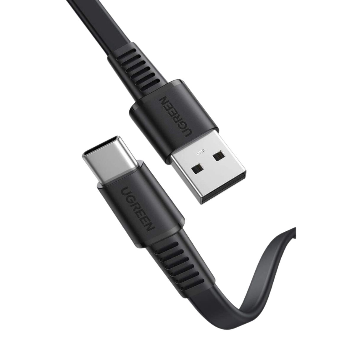 Cáp sạc nhanh 1m USB type C Ugreen 10975 US333 màu đen, hỗ trợ sạc nhanh 3A