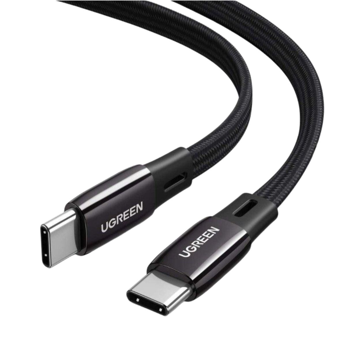 Cáp sạc 2m USB-C đến USB-C Ugreen 10969 US331 màu đen, hỗ trợ sạc nhanh 3A, tốc độ truyền 480Mbps