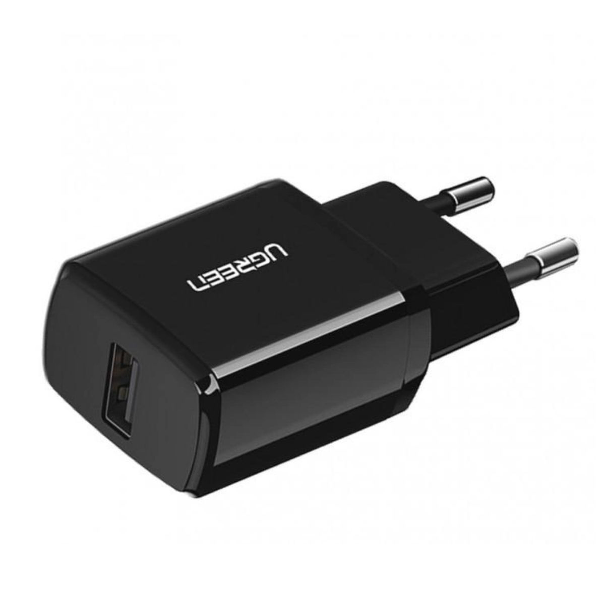 Củ sạc tường USB Ugreen 50459 ED011 màu đen, 5V/2.1A công suất 10.5W