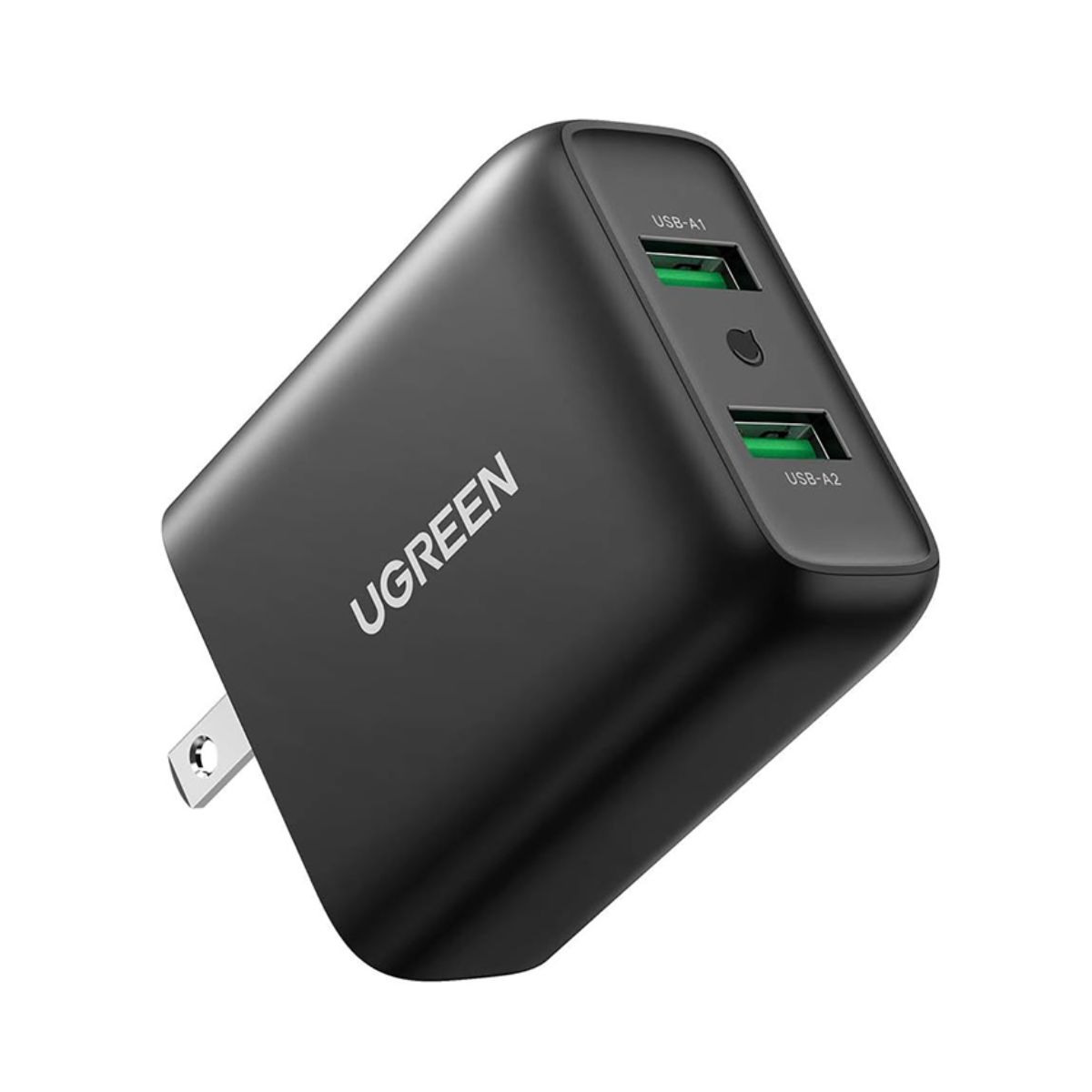 Bộ sạc nhanh USB Ugreen 70151 CD161 màu đen, hỗ trợ QC3.0 , công suất 36W