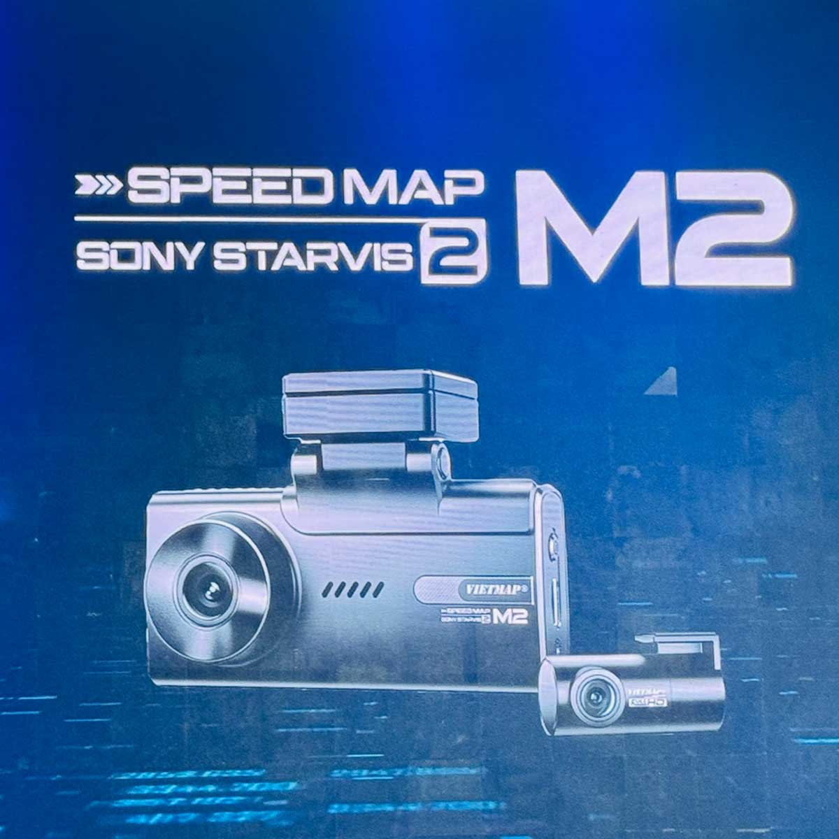 Camera hành trình Vietmap Speedmap M2 kết nối sim 4g, cảnh báo quá tốc độ