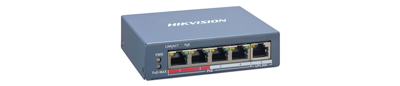 Switch Poe 4 port Hikvision DS-3E1105P-EI