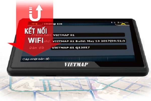 Camera hành trình Vietmap W810 cập nhật bản đồ