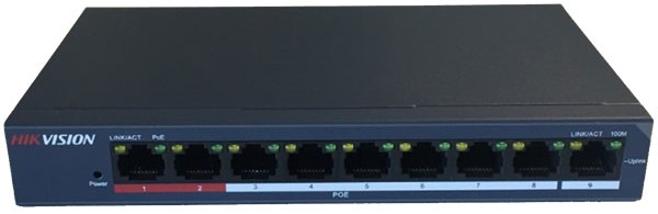 Switch PoE HIKVISION DS-3E0109P-E/M 8 port 10/100Mbps