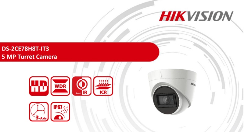 Camera Hikvision DS-2CE78H8T-IT3 chính hãng