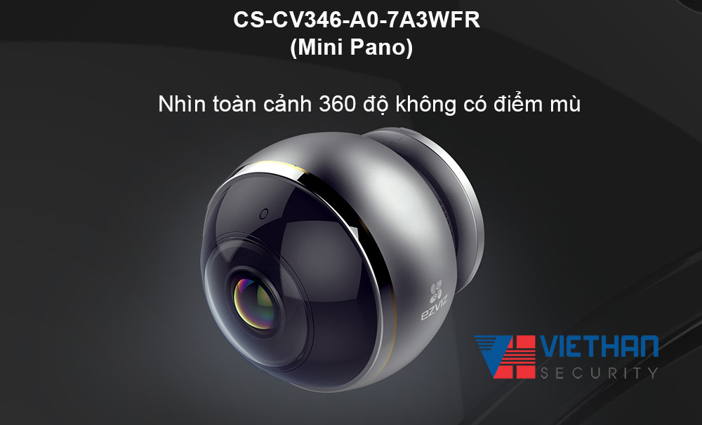 Camera EZVIZ CS-CV346-A0-7A3WFR Mini Pano nhìn toàn cảnh 360 độ