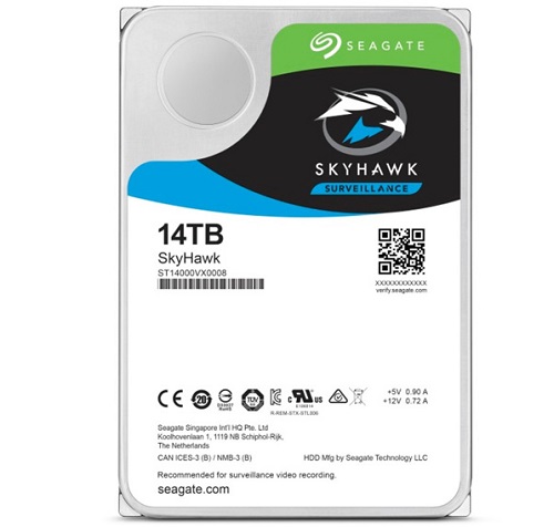 Ổ cứng hdd camera Seagate Skyhawk 14TB tốc độ 256MB SATA 6Gb/s