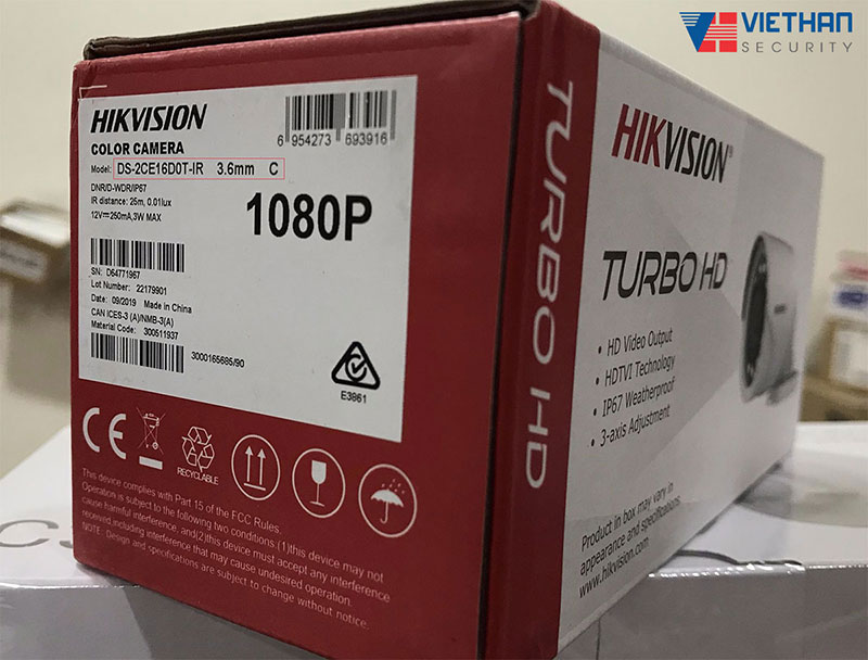 Camera HIKVISION DS-2CE16D0T-IR(C) chất lượng