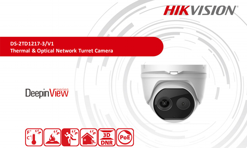 Camera quan sát IP HIKVISION DS-2TD1217-3/V1 (Camera cảm biến nhiệt và báo động) chính hãng