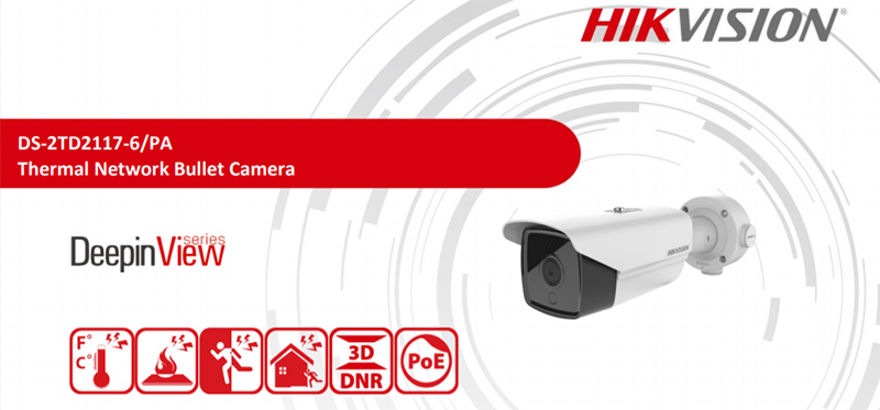 Camera quan sát IP HIKVISION DS-2TD2117-6/PA (Camera cảm biến nhiệt và phát hiện khói) rer