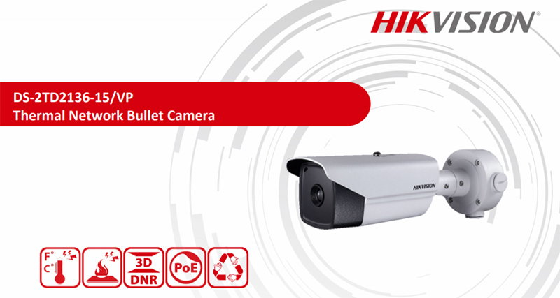 Camera quan sát IP HIKVISION DS-2TD2136-15/VP (Camera cảm biến nhiệt và phát hiện khói) giá rẻ
