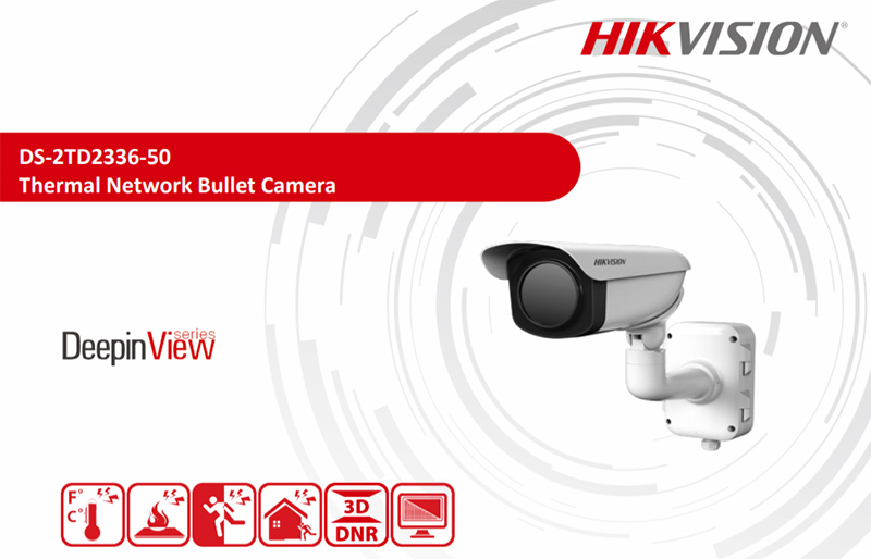 Camera quan sát IP HIKVISION DS-2TD2336-50 (Camera cảm biến nhiệt và phát hiện khói) giá rẻ