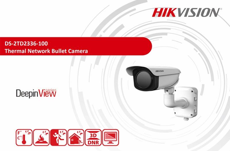 Camera quan sát IP HIKVISION DS-2TD2336-100 (Camera cảm biến nhiệt và phát hiện khói) giá rẻ