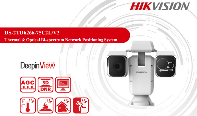 Camera IP HIKVISION DS-2TD6266-75C2L/V2 (Camera định vị quang phổ và cảm biến nhiệt) ưu đãi