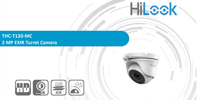 Camera quan sát HDTVI HILOOK THC-T120-MC (hồng ngoại 2MP) chính hãng