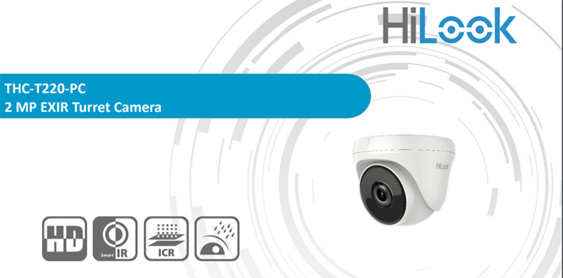 Camera quan sát HDTVI Hilook THC-T220-PC (hồng ngoại 2MP) chất lượng