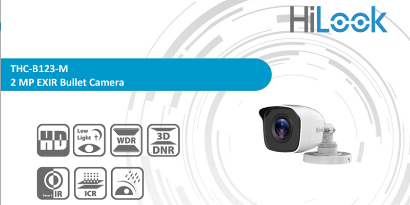 Camera quan sát HDTVI HILOOK THC-B123-M (hồng ngoại 2MP)