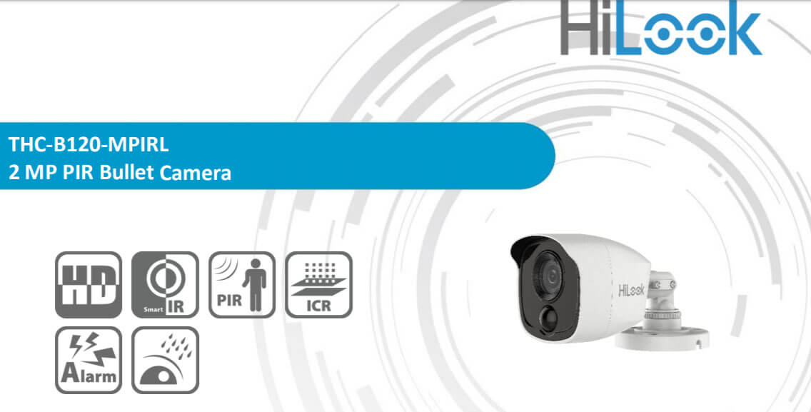 Camera quan sát HDTVI Hilook THC-B120-MPIRL (2 MP PIR Bullet )