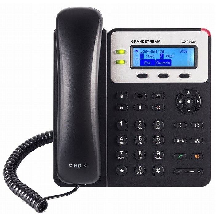 Điện thoại IP Grandstream GXP1620 (2 cổng LAN 10/100, không PoE)