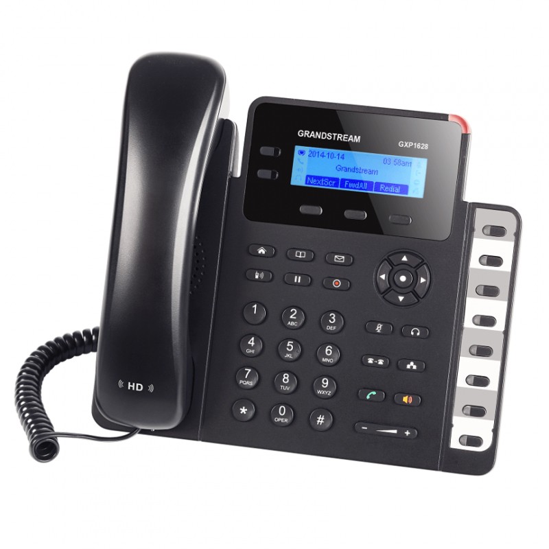 Điện thoại IP Grandstream GXP1628 (2 cổng LAN 10/100/1000 có PoE)