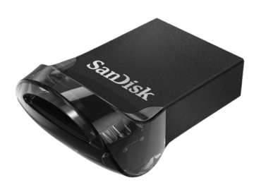 USB SanDisk Ultra Fit USB 3.1 Flash Drive CZ430 16GB USB3.1 Black Plug & Stay SDCZ430-016G-G46
