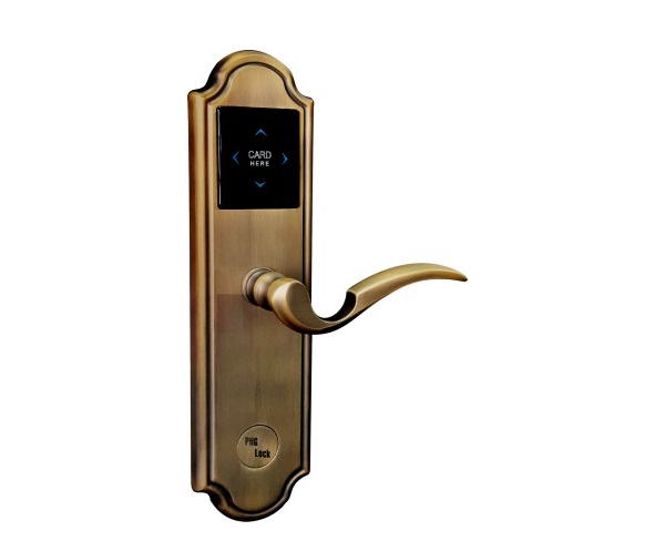 Khóa cửa Smart Lock PHGlock RF2012ZA (Khoá cửa khách sạn, thẻ cảm ứng RF và chìa khóa cơ) 