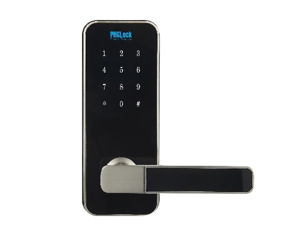 Khóa cửa Smart Lock PHGlock KR8171 (Khoá cửa chính, sử dụng 99 thẻ Mifare, 9 mã số, có chức năng chống dò mã và chìa khóa cơ) 