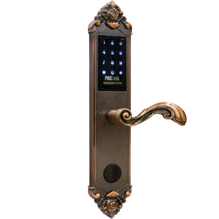 Khóa cửa Smart Lock PHGlock KR6135 (Khoá cửa chính, sử dụng thẻ Mifare, mã số và chìa cơ)