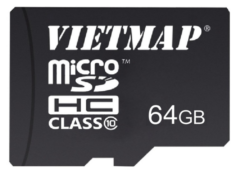 Tặng thẻ nhớ 64GB Vietmap