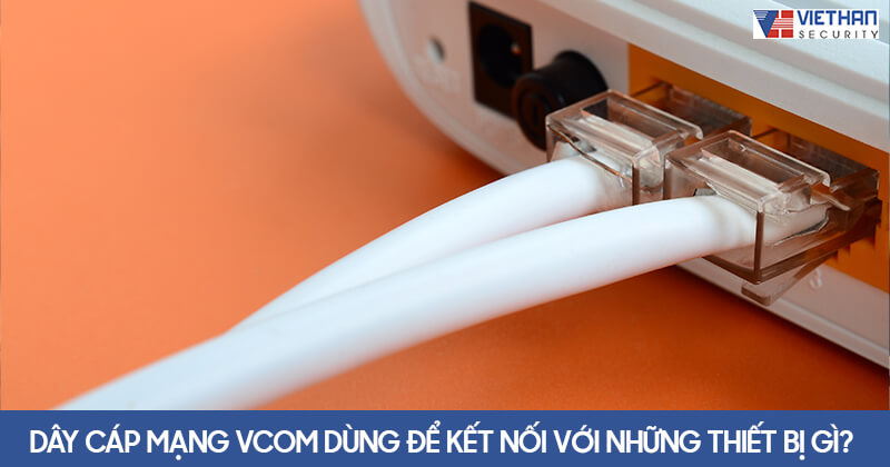 Dây cáp mạng Vcom dùng để kết nối với những thiết bị gì? 