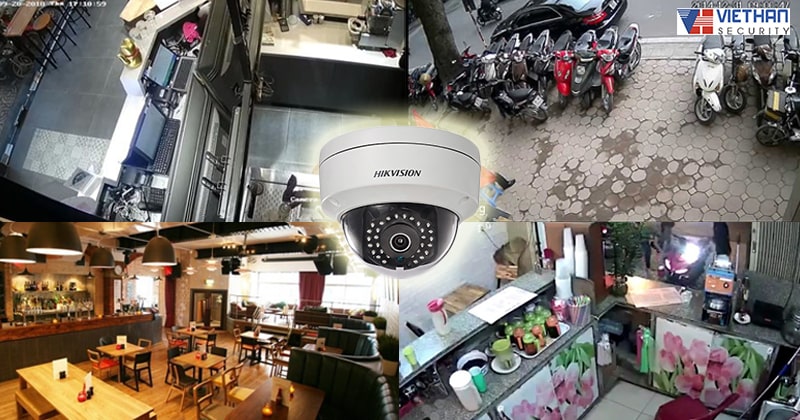Vị trí lắp camera quan sát nâng cao chất lượng an ninh cho quán café