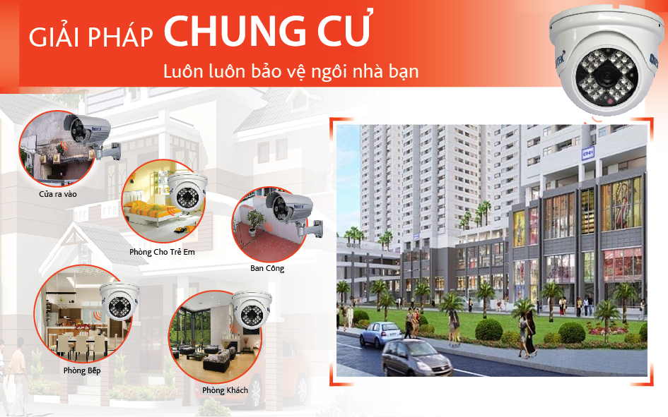 Giải pháp camera quan sát cho chung cư lớn với camera IP HIKVISION