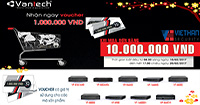 Cơ hội nhận ngay Voucher Vantech trị giá 1 triệu đồng