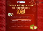 Việt Hàn Security thông báo lịch nghỉ Tết Nguyên Đán năm 2024